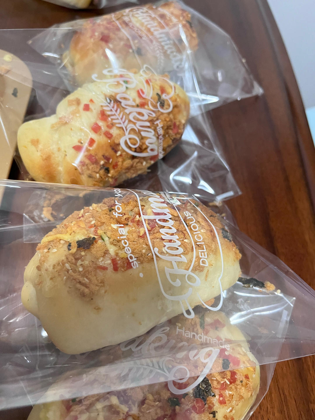 火腿肉松芝士面包