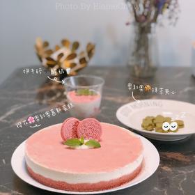 樱花🌸奥利奥慕斯蛋糕 8寸 免烤箱