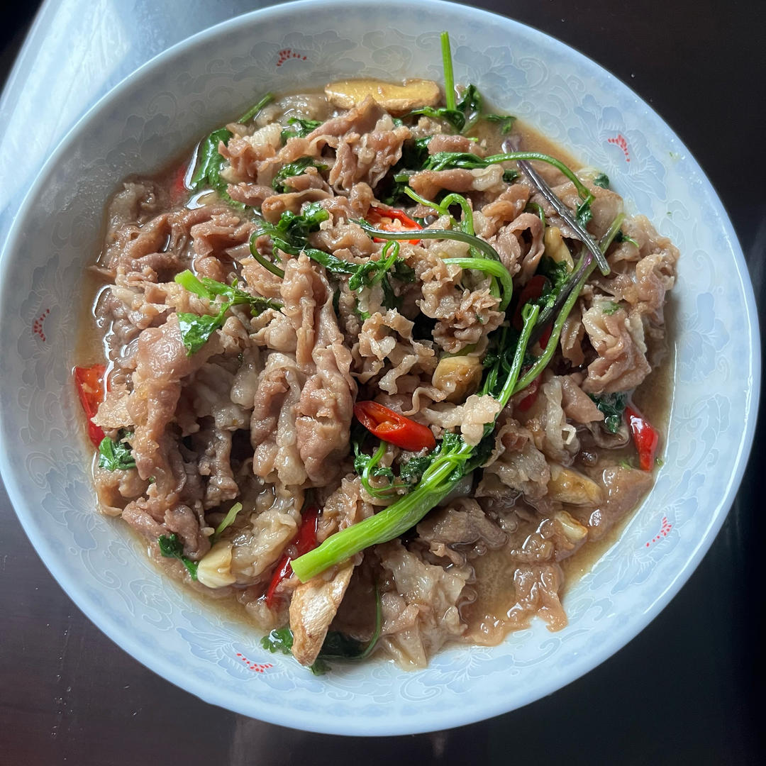 羊肉爆香菜