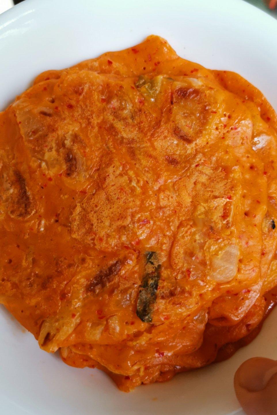 堂妈教你做泡菜饼