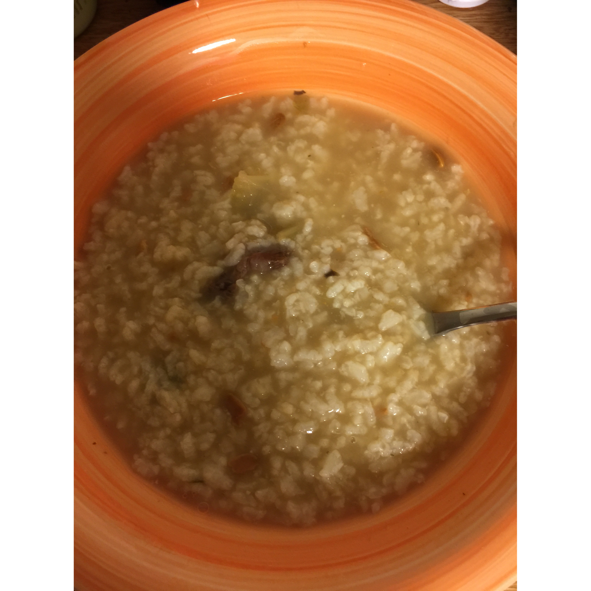 青菜牛肉粥