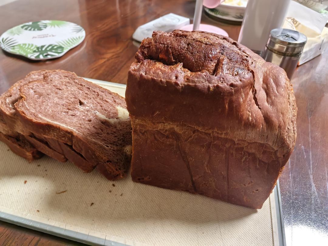 🍞| 可可香蕉奶酥吐司