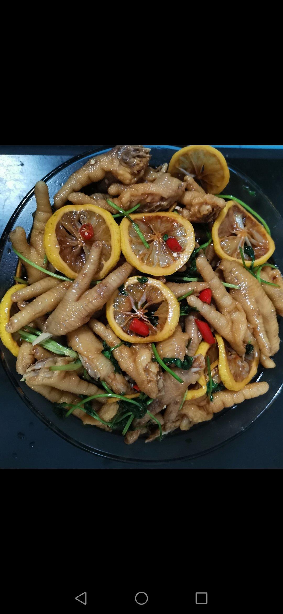 柠檬酸辣泡鸡爪网红泡鸡爪凤爪
