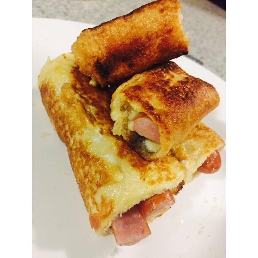 转：芝士熔岩吐司卷