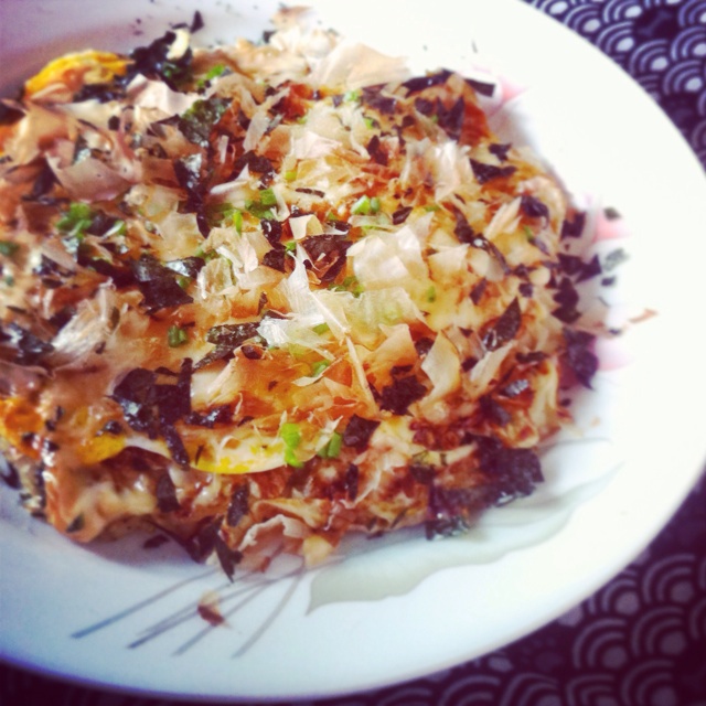 超简单的蔬菜煎饼——大阪烧