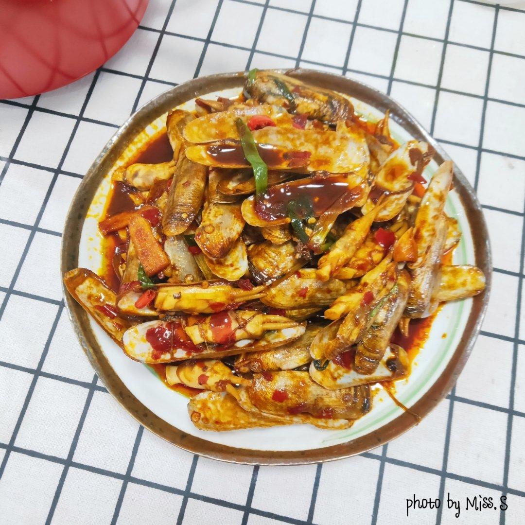 辣炒花蛤/黄蛤/蛏子