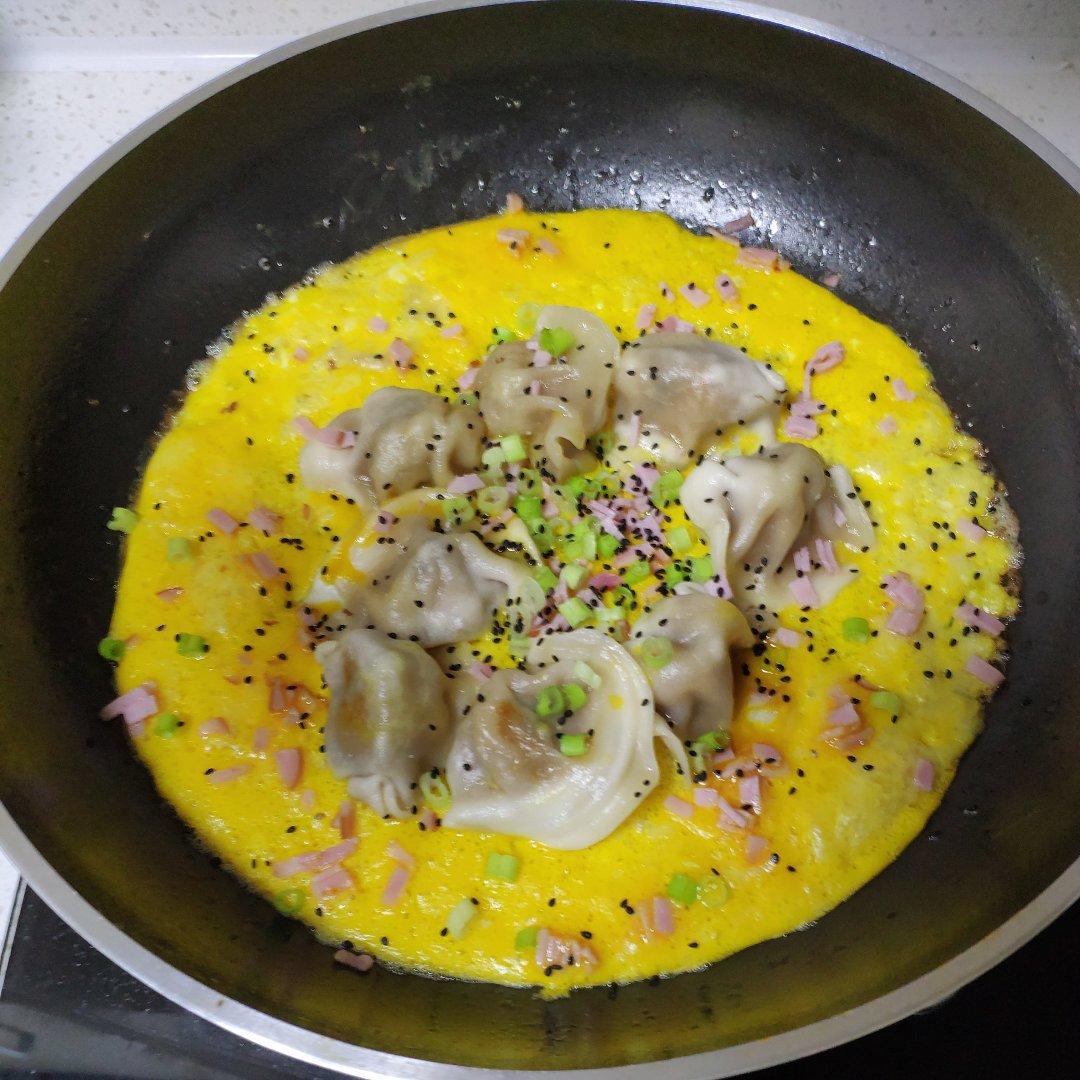 懒人快手抱蛋煎饺