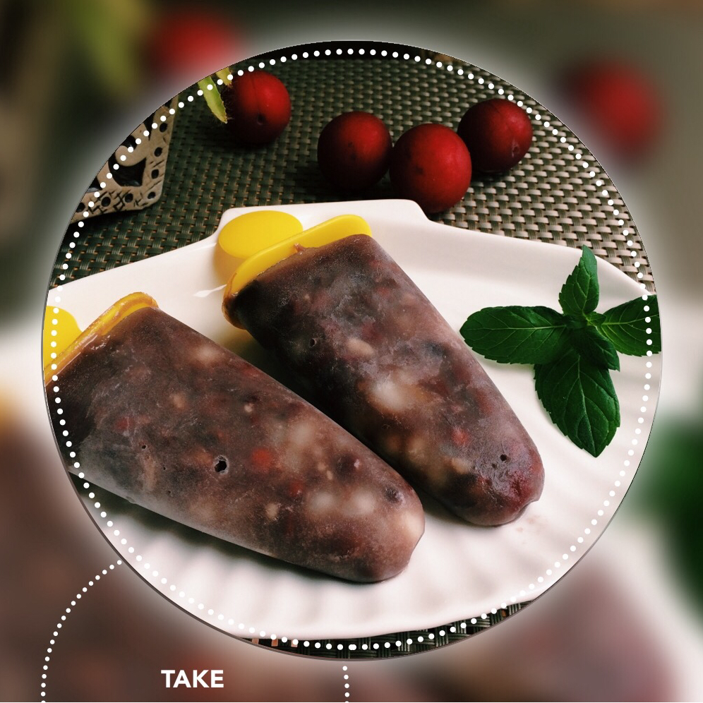 leo飞做的红豆雪糕