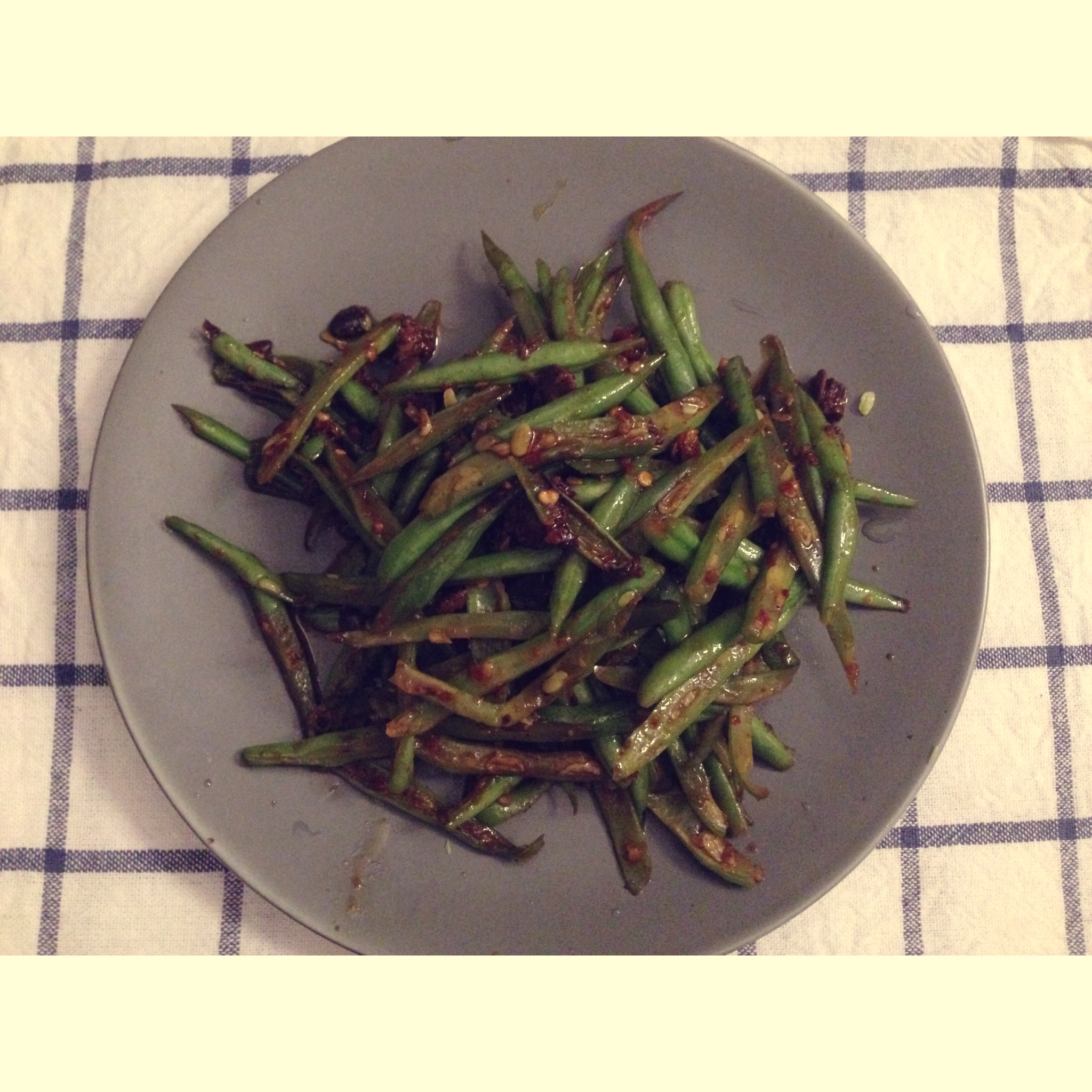 四季豆丝炒肉