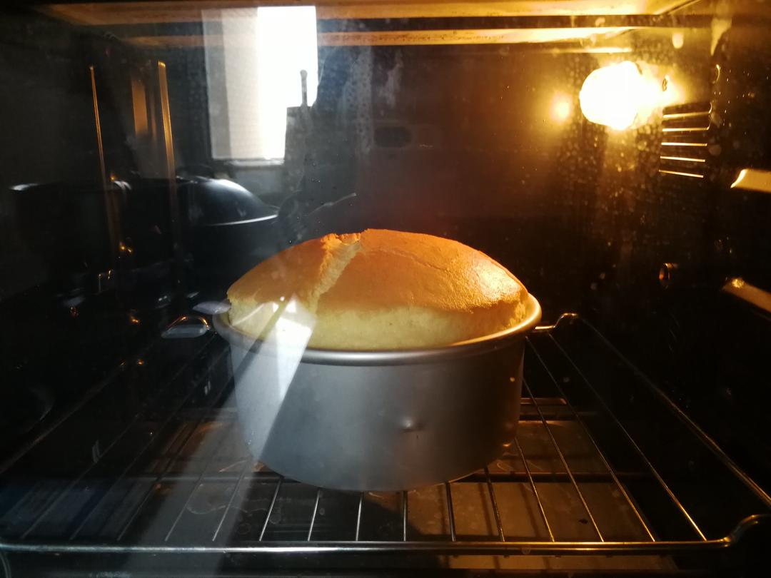 6寸原味戚风蛋糕