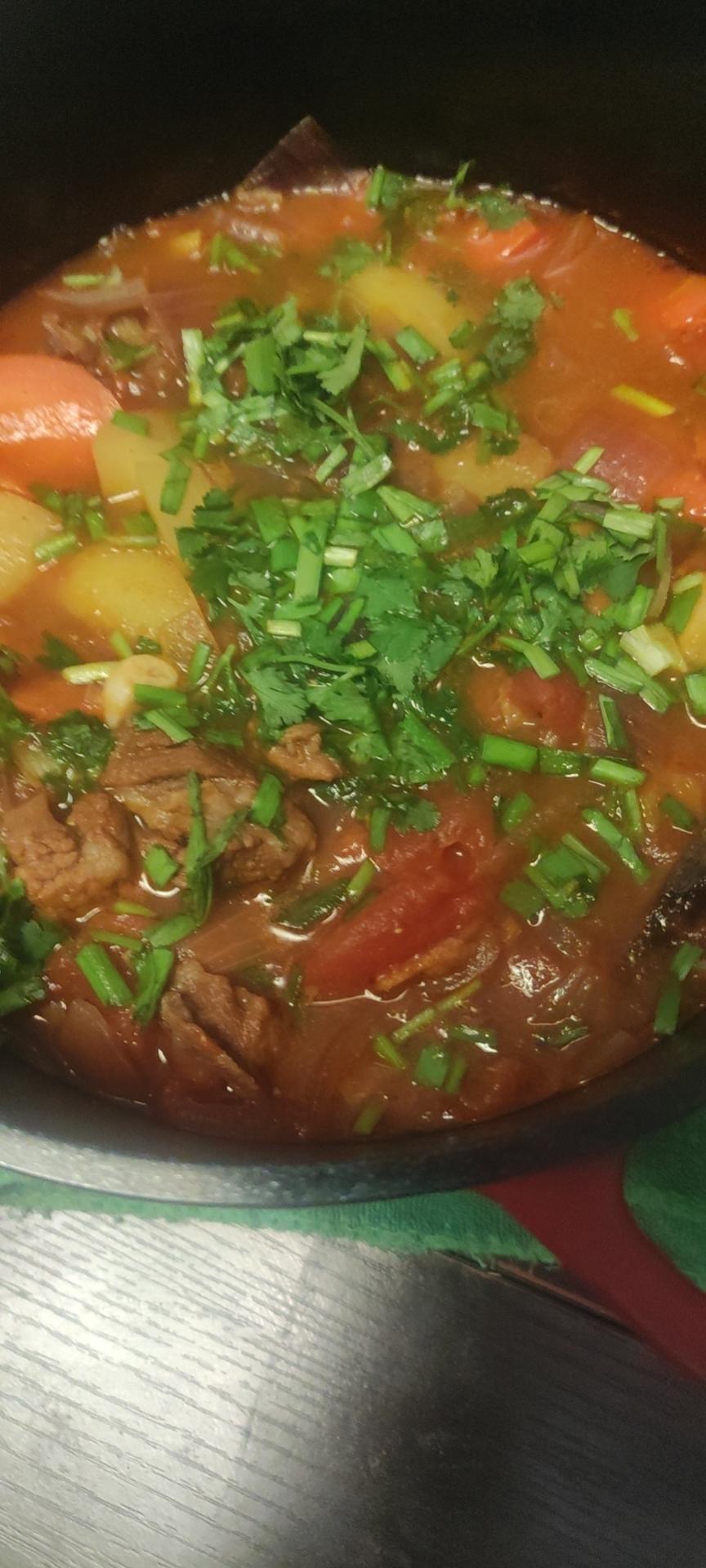 番茄土豆炖牛腩