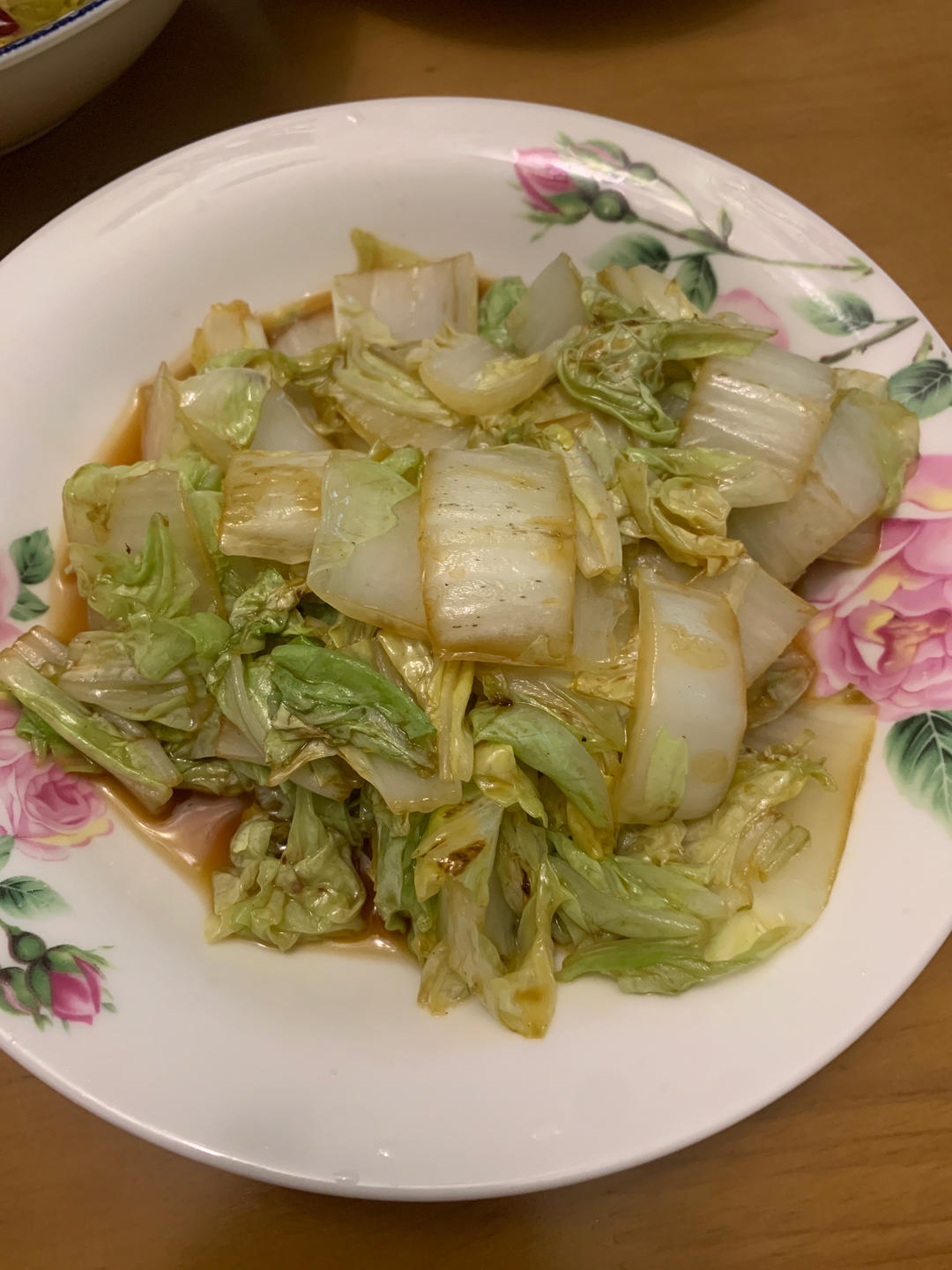 最容易的家常菜之——清炒大白菜