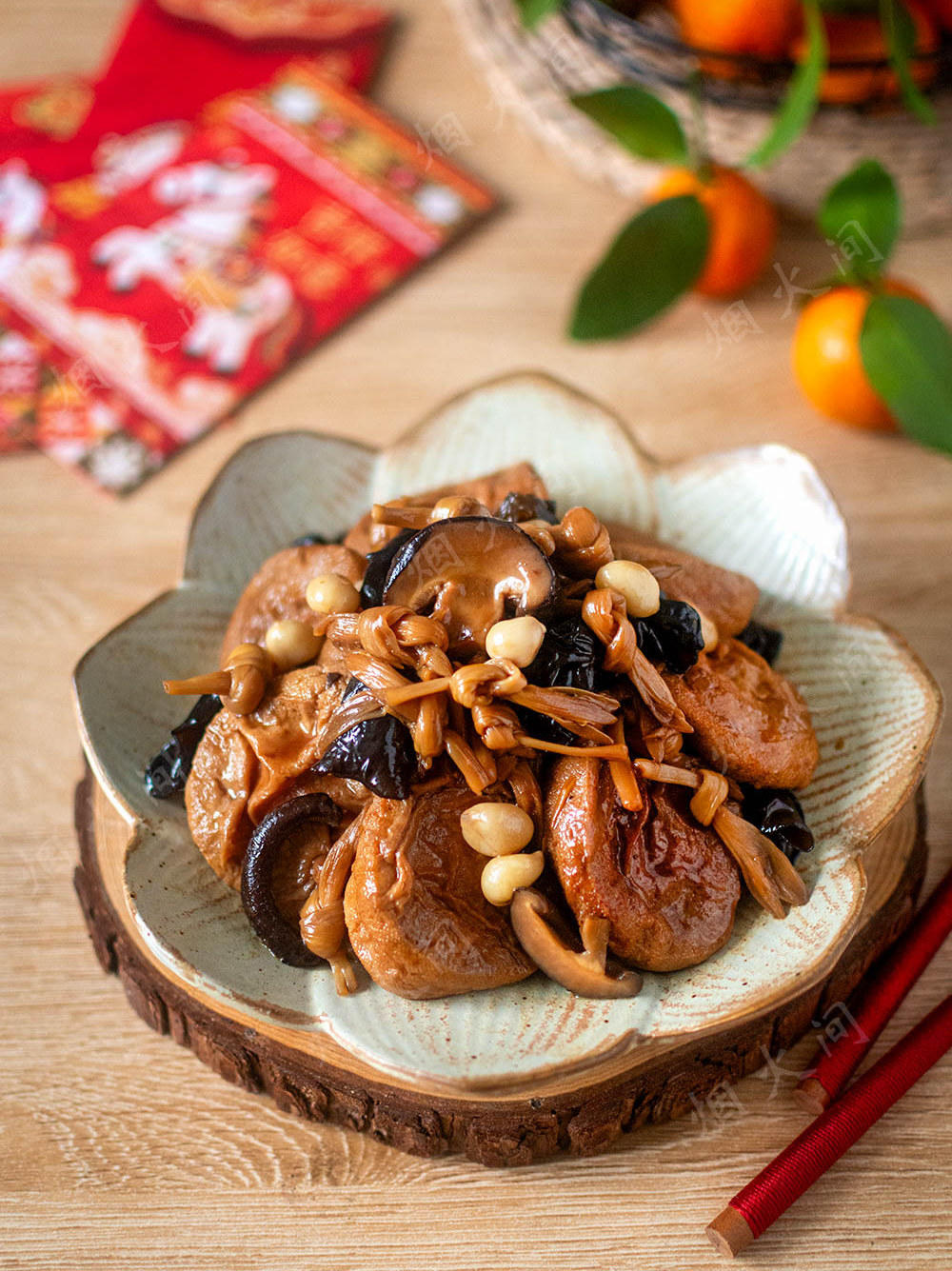 🧧 四喜素鸡｜素食也美味 #年夜饭#吉祥菜