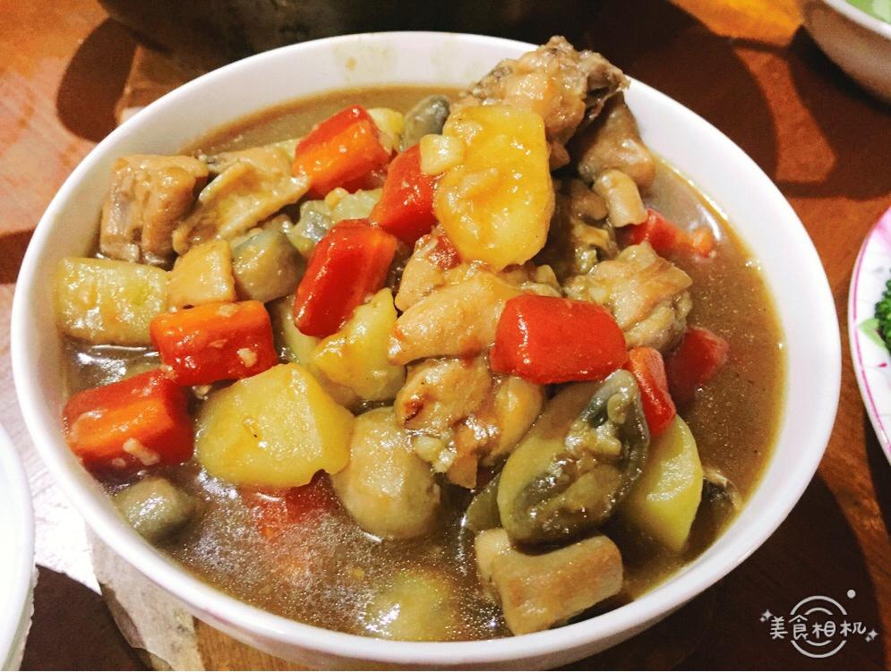土豆焖鸡腿