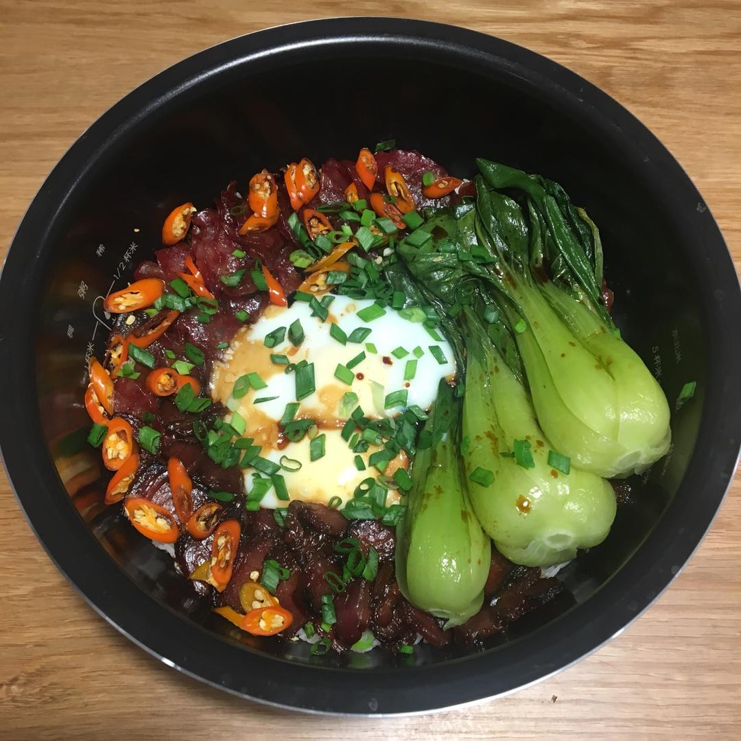 腊味煲仔饭（电饭煲版）