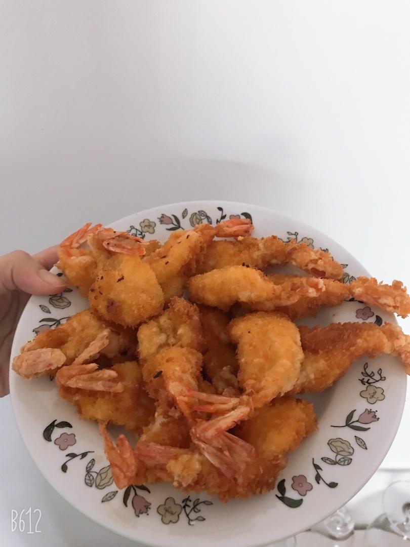 面包糠炸虾