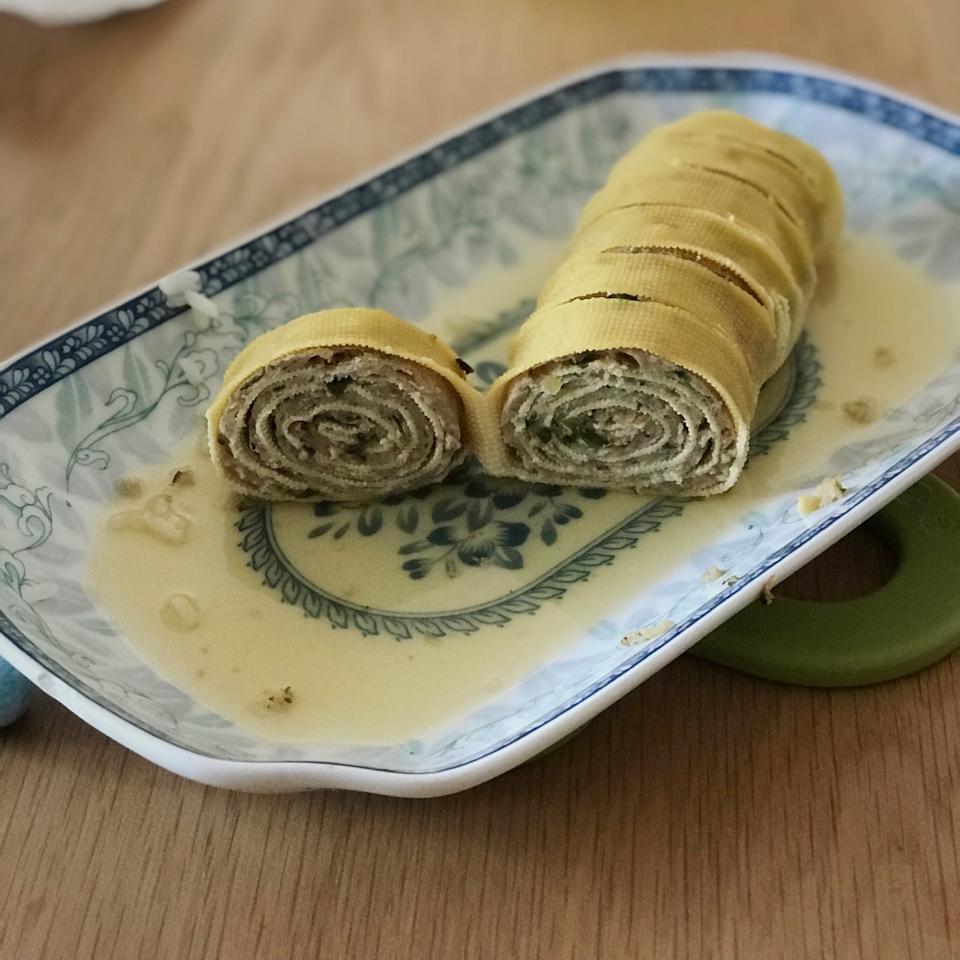 鸡肉豆皮卷