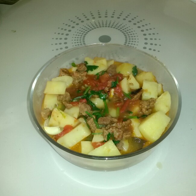 西红柿土豆炖牛肉