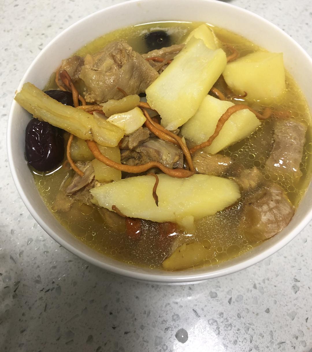 手机用户6627_0w6k做的虫草花雨竹沙参炖鸡