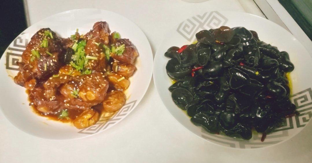 板栗烧排骨