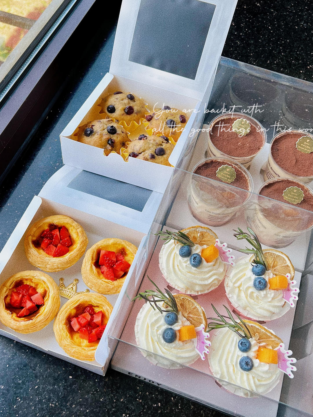 少女心的香蕉蔓越莓玛芬