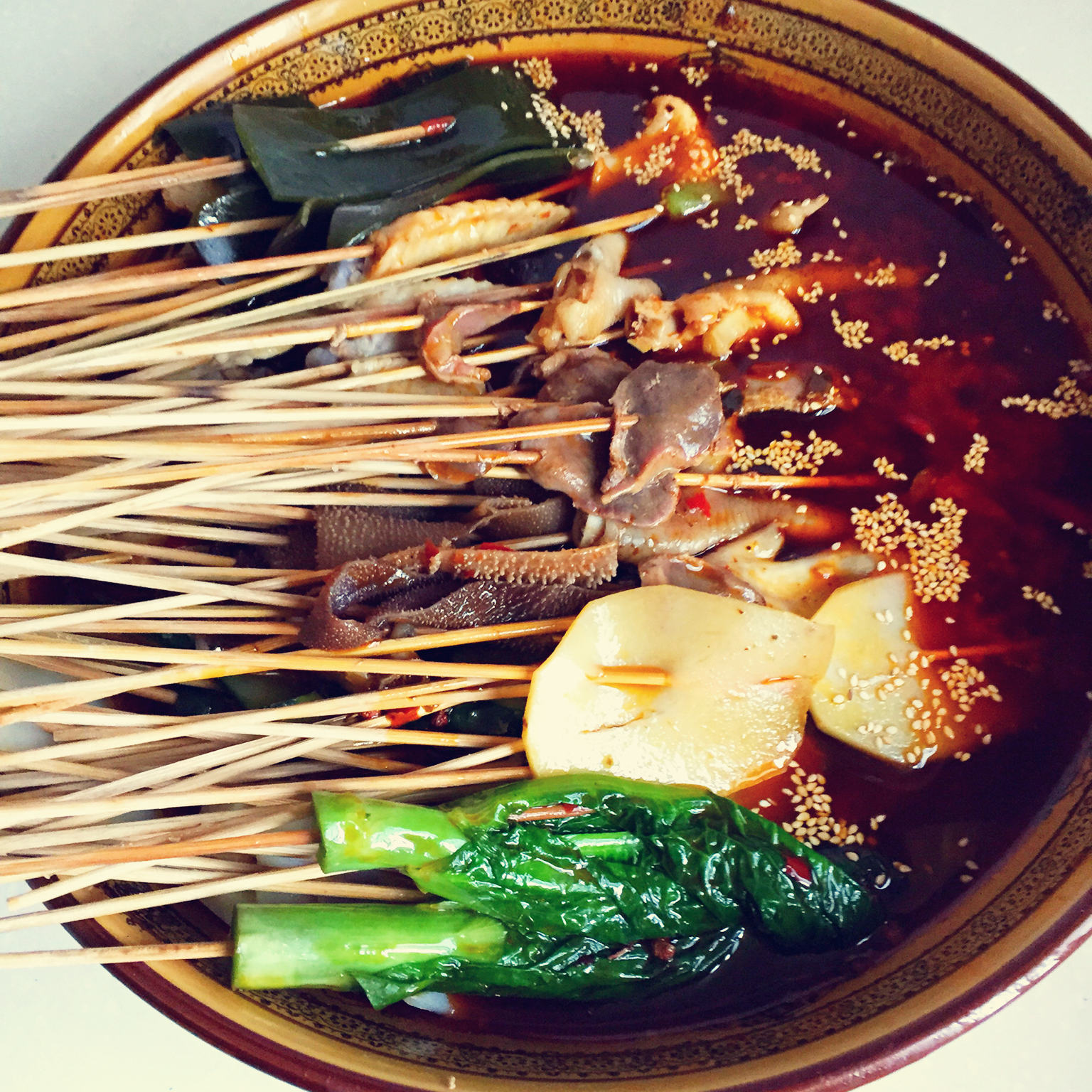 柚末-做的重庆冷串串