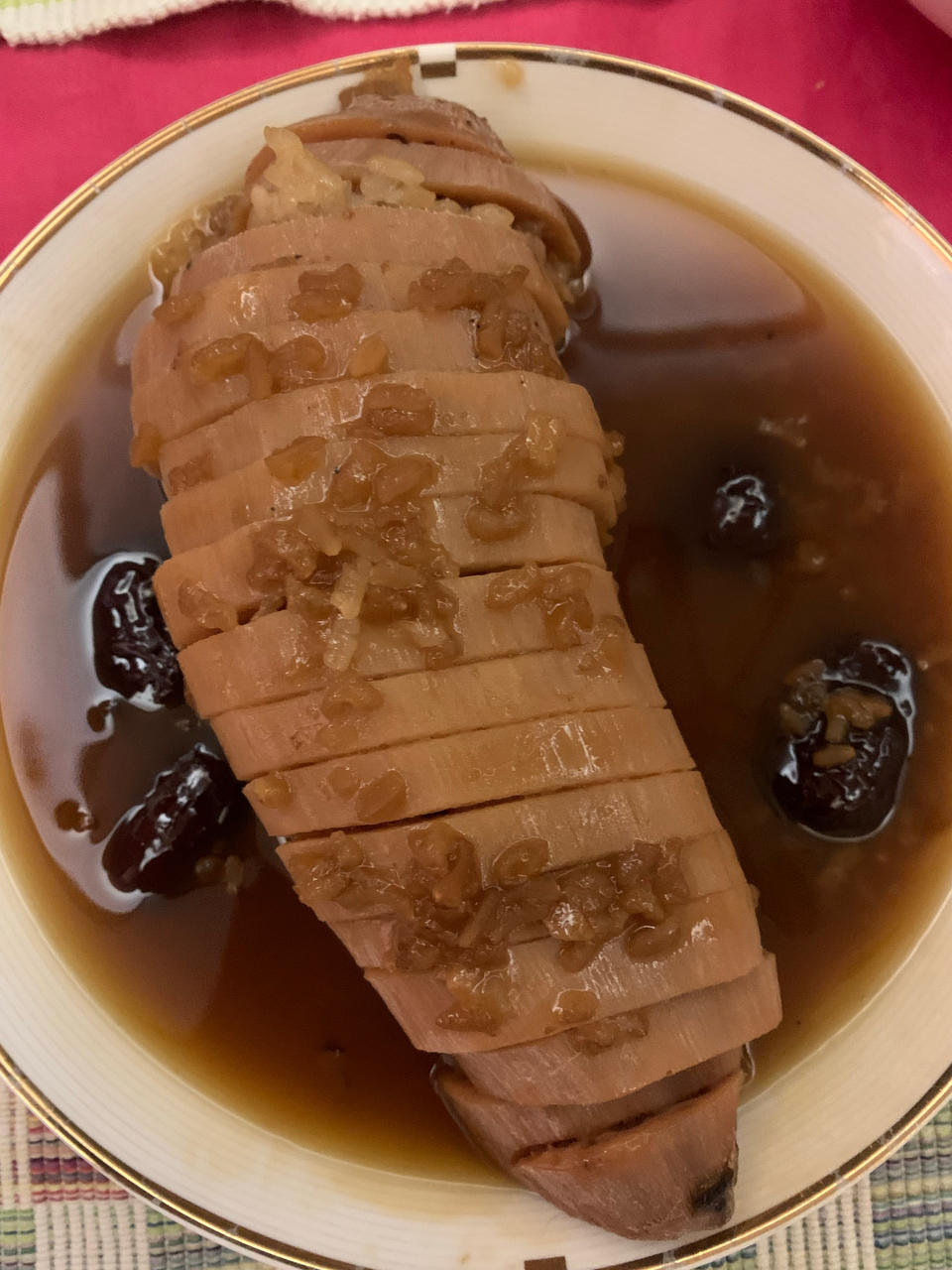 蜜汁糯米藕