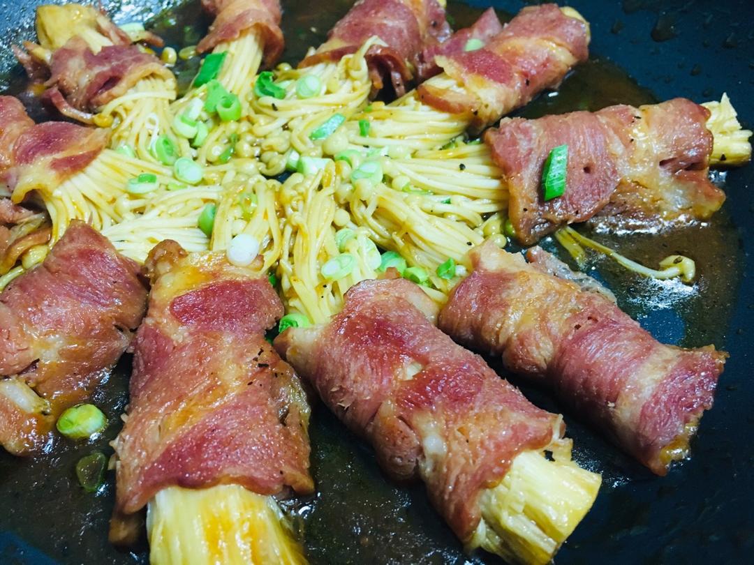 金针菇培根卷