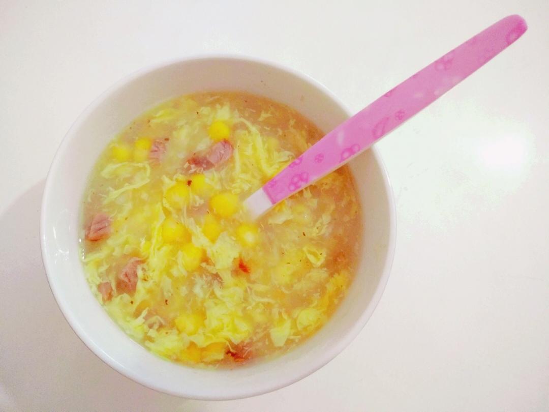 鸡蛋玉米羹