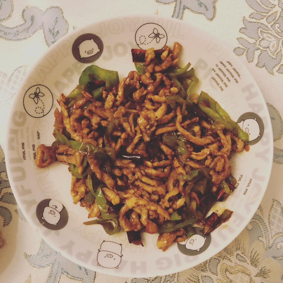 青椒炒肉丝