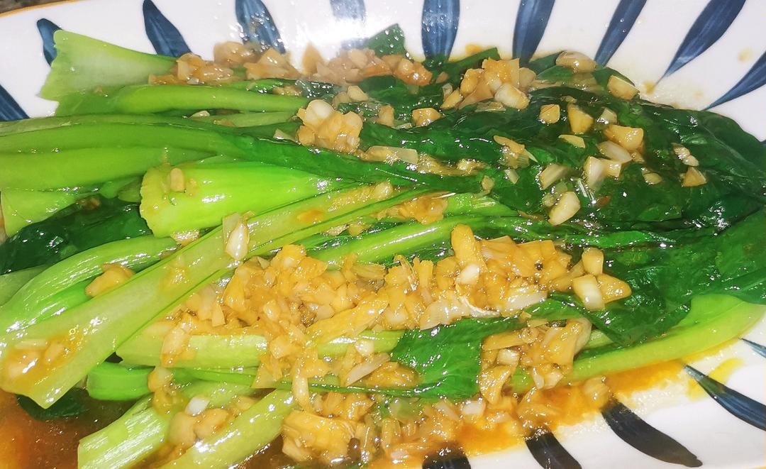 🔥比肉好吃的蒜蓉蚝油菜心！好吃不胖系列