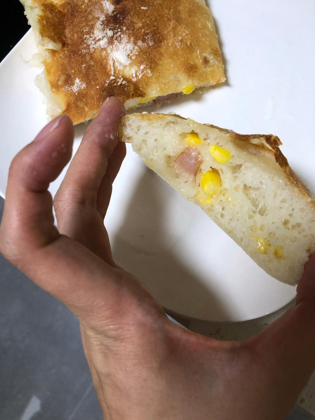 【ciabatta】家庭版恰巴塔，软乎乎的拖鞋面包