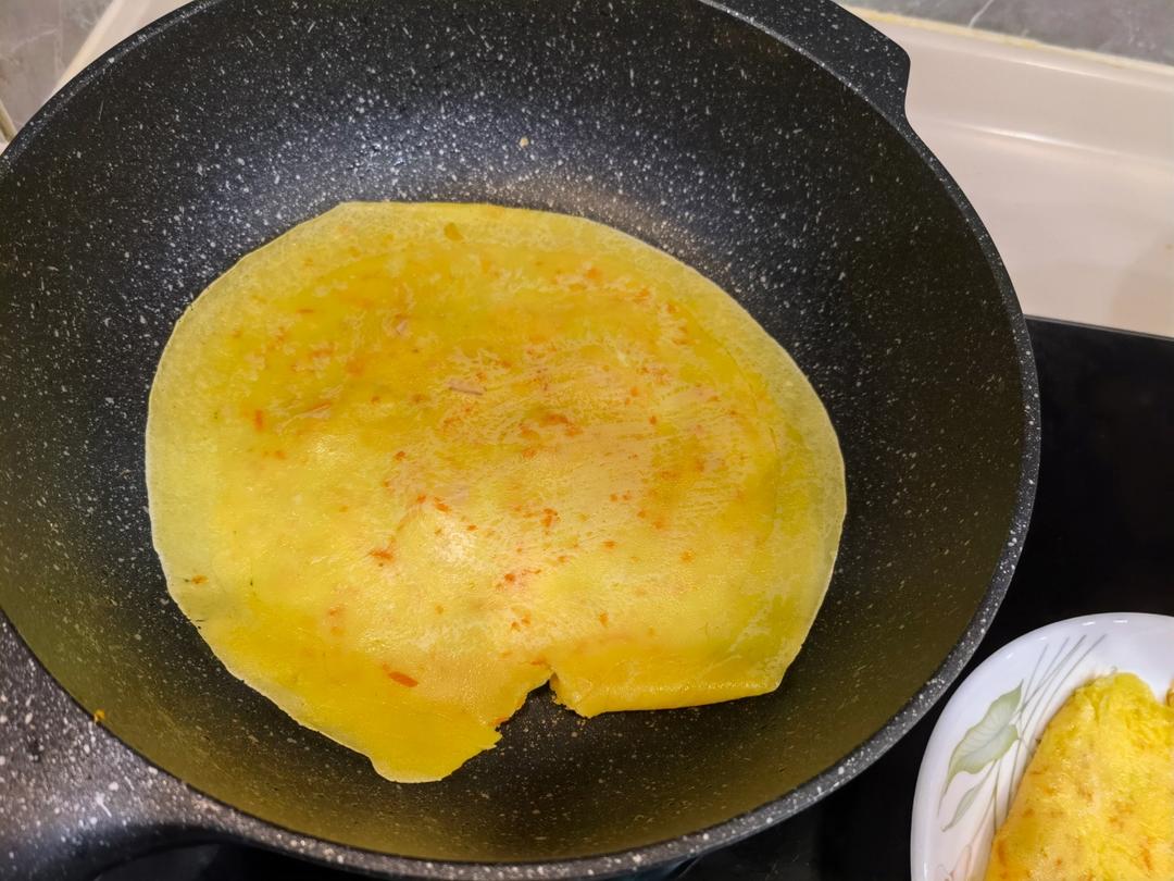 简单快手蔬菜鸡蛋煎饼