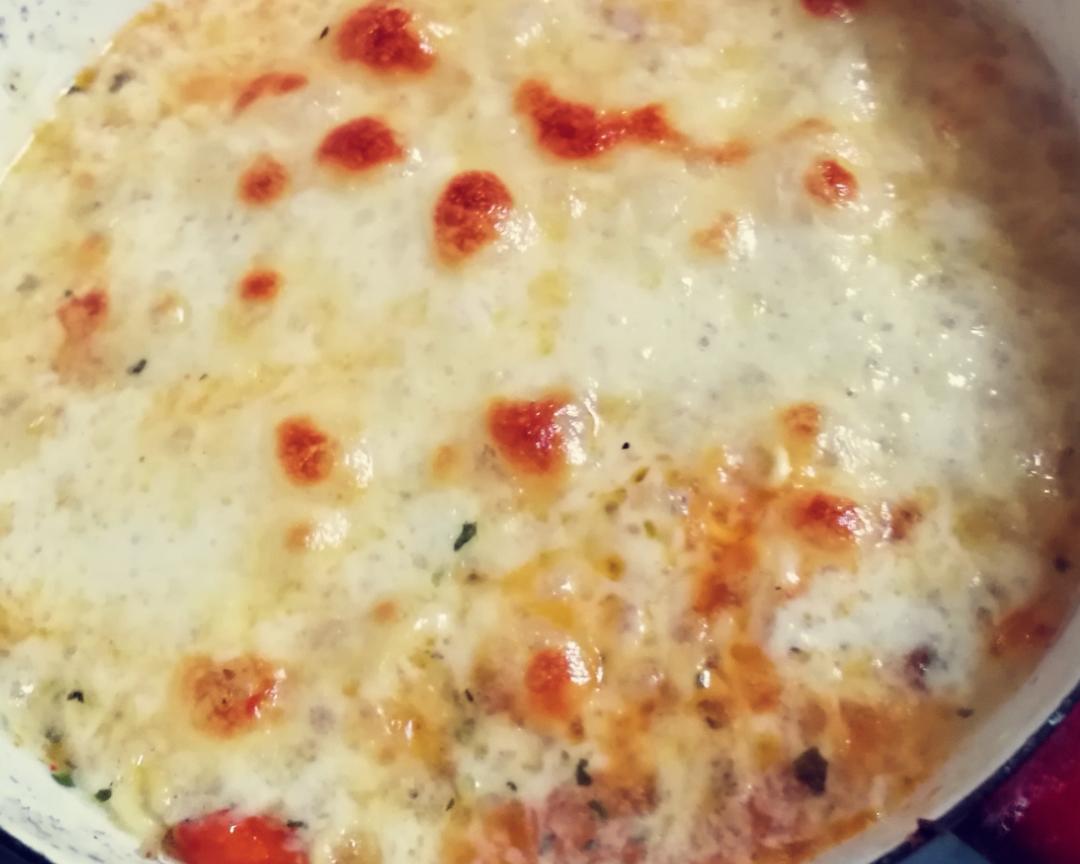 芝士焗方便面的做法