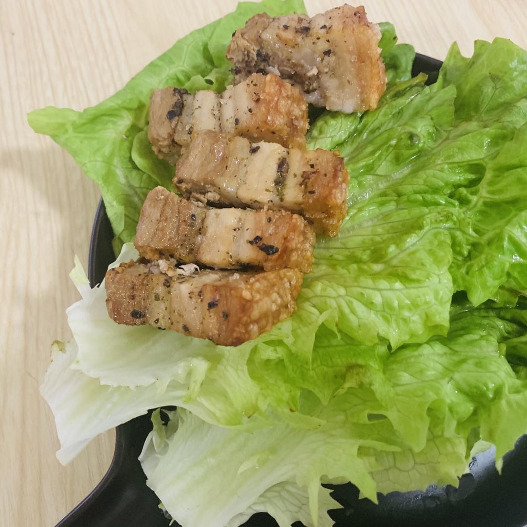 脆皮烤五花肉—松下蒸烤箱SC300