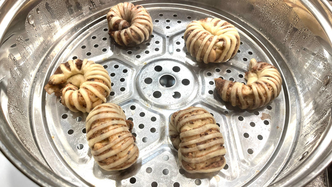 小灯笼豆沙卷 豆沙包 超治愈 一次醒发 附整形细节视频