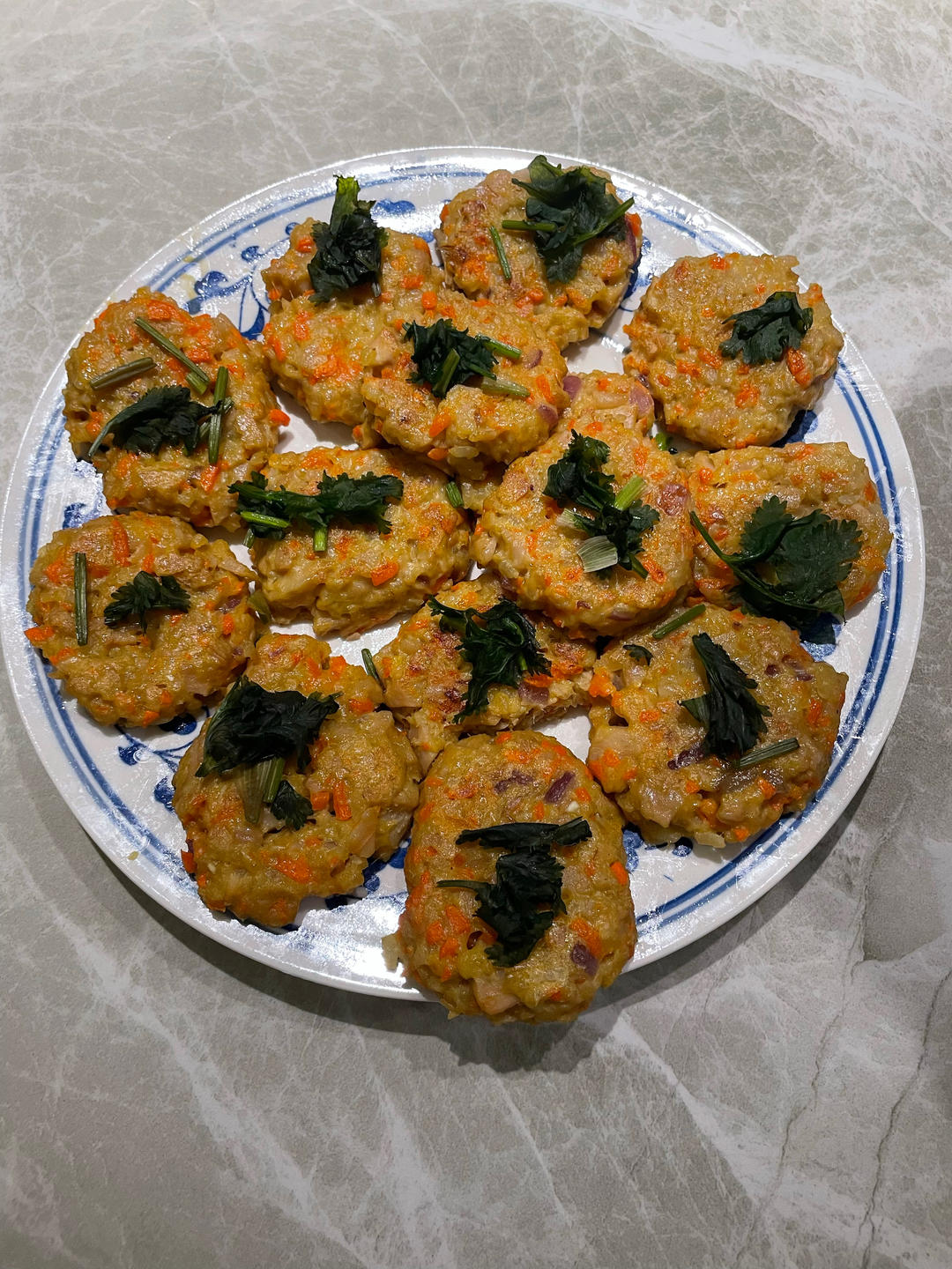 藕饼(胡萝卜肉版)