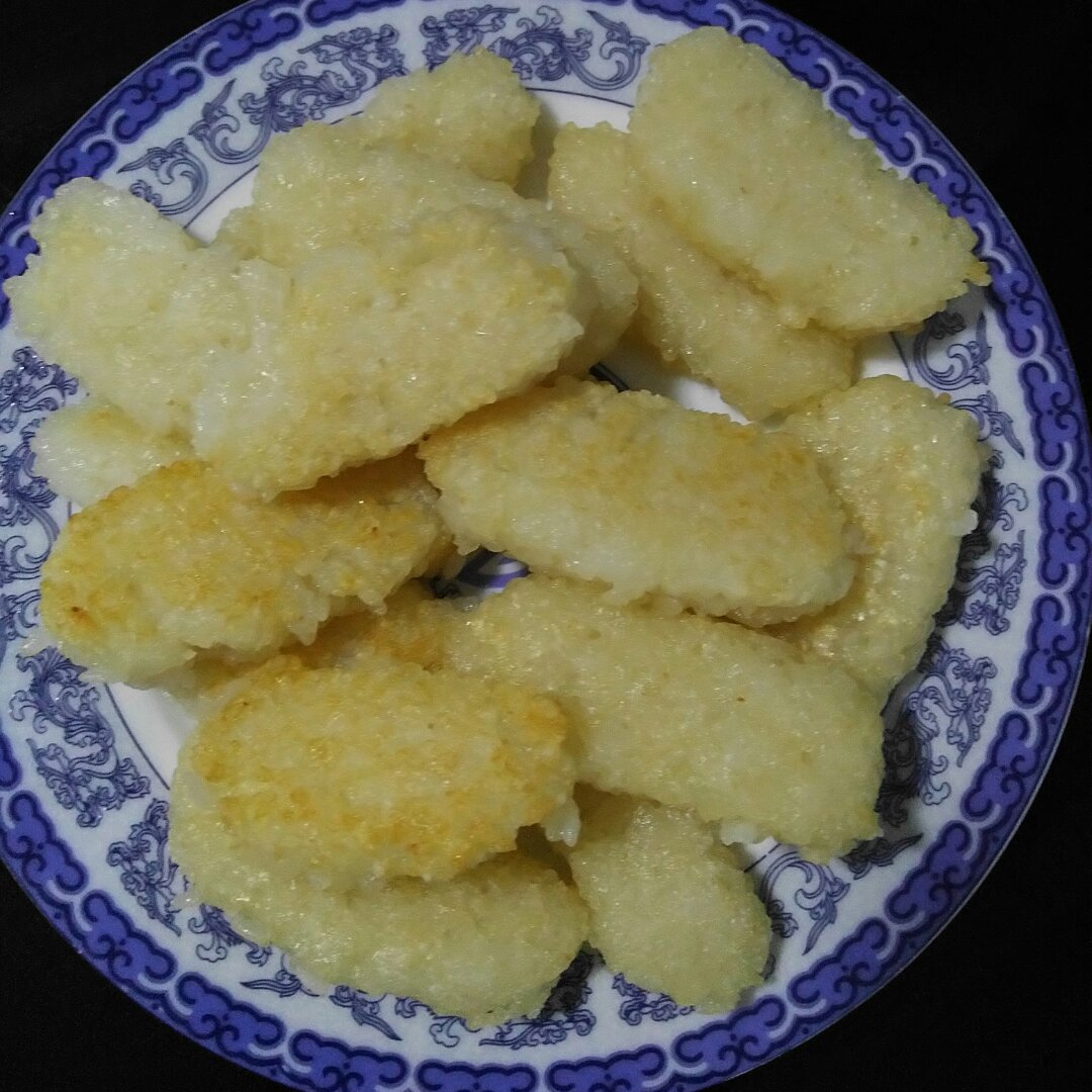 糯米糍粑---江南人叫它糍饭糕！