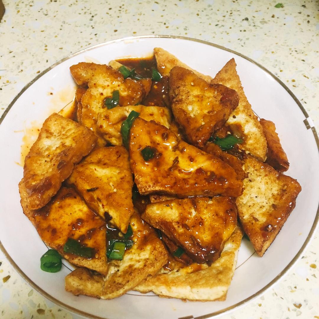 路边摊小吃丨酱汁豆腐做法♨️在家轻松搞定