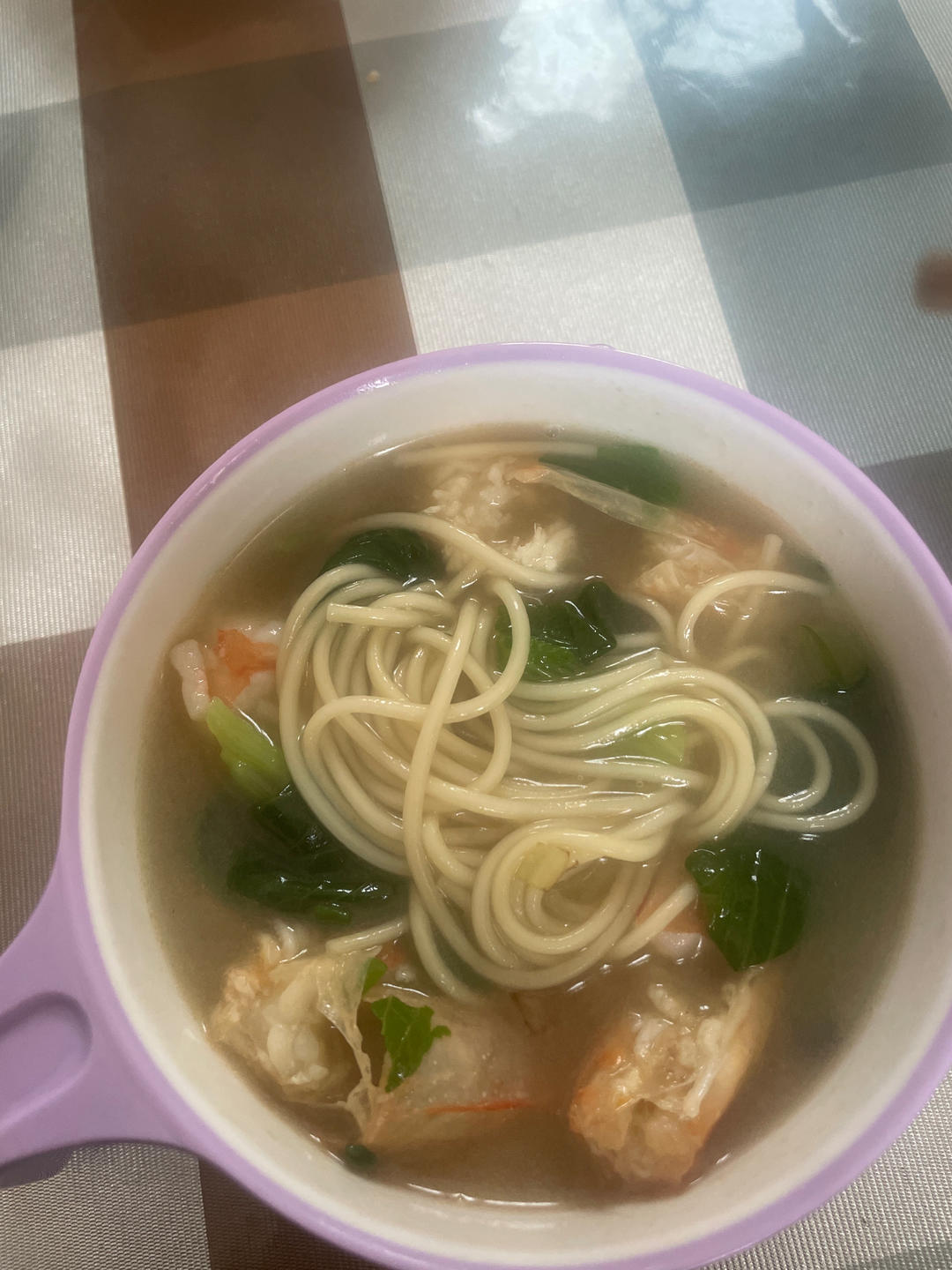 翡翠虾仁面