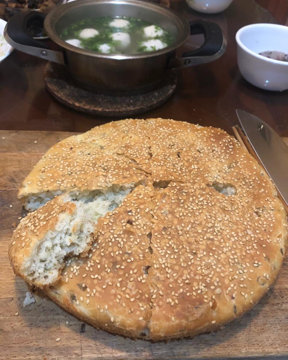 简易发面葱油饼（烤箱版）