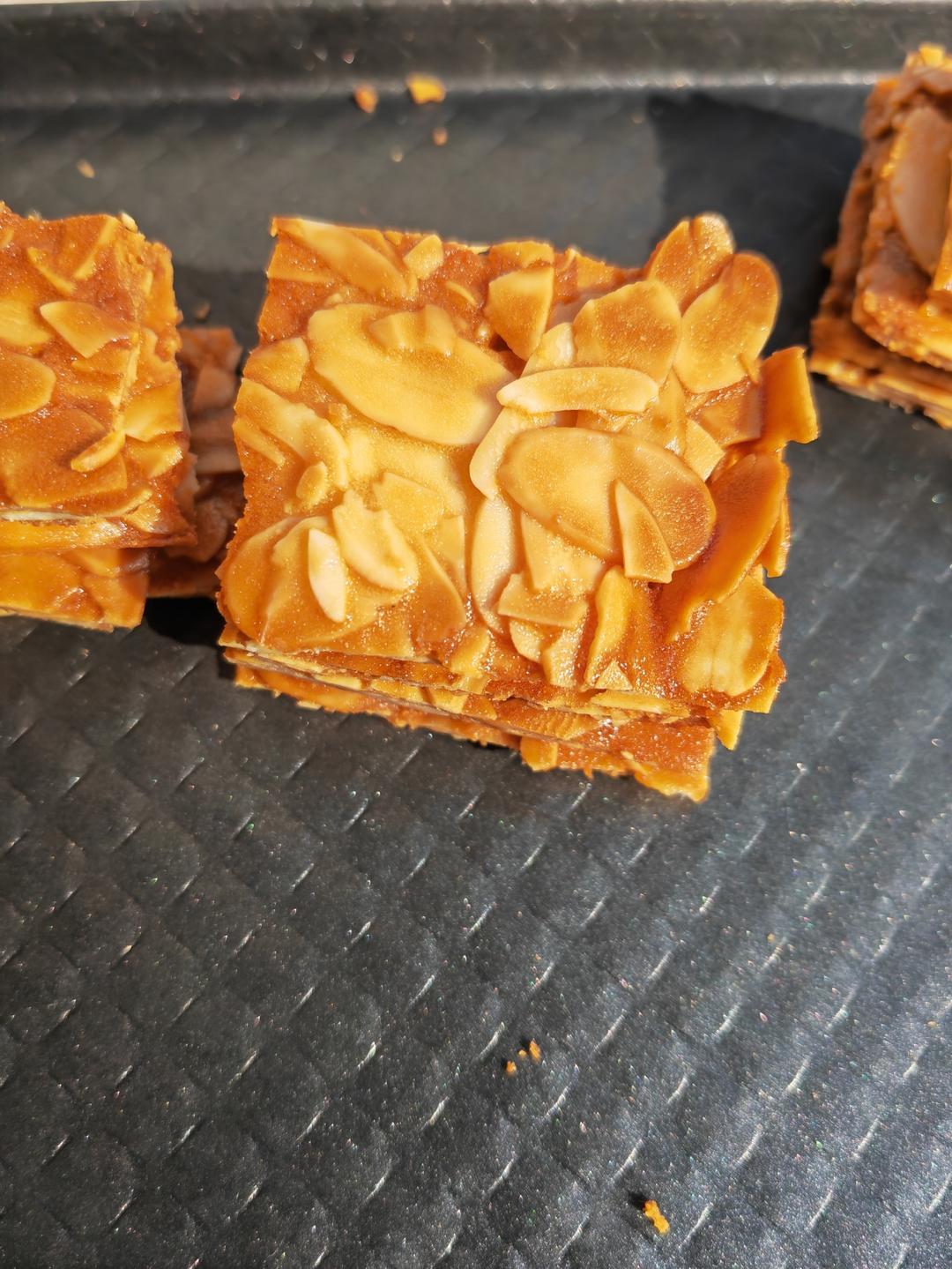 一个烤箱、一双巧手就可以完成嘎嘣脆的《杏仁瓦片》饼干，日常消耗蛋白神奇配方！！