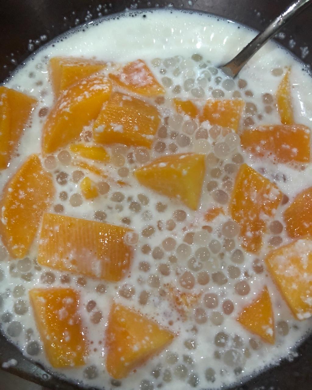 椰浆芒果西米露