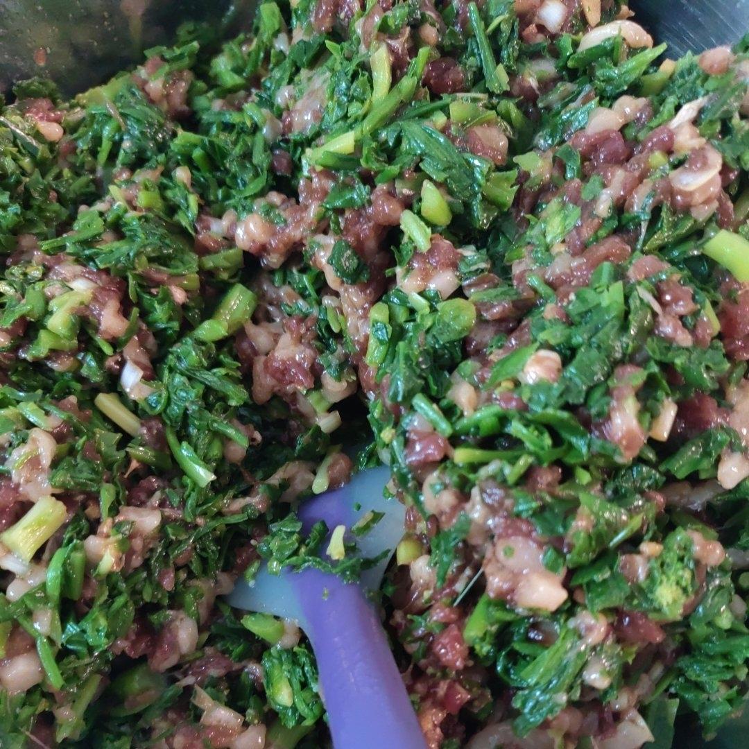 荠菜鲜肉饺子
