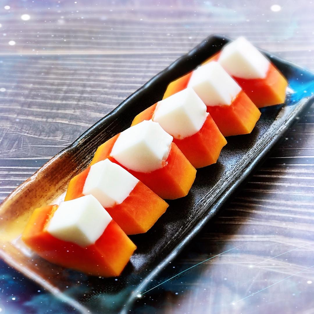 超简单的治愈系甜品🍮🍮木瓜奶冻
