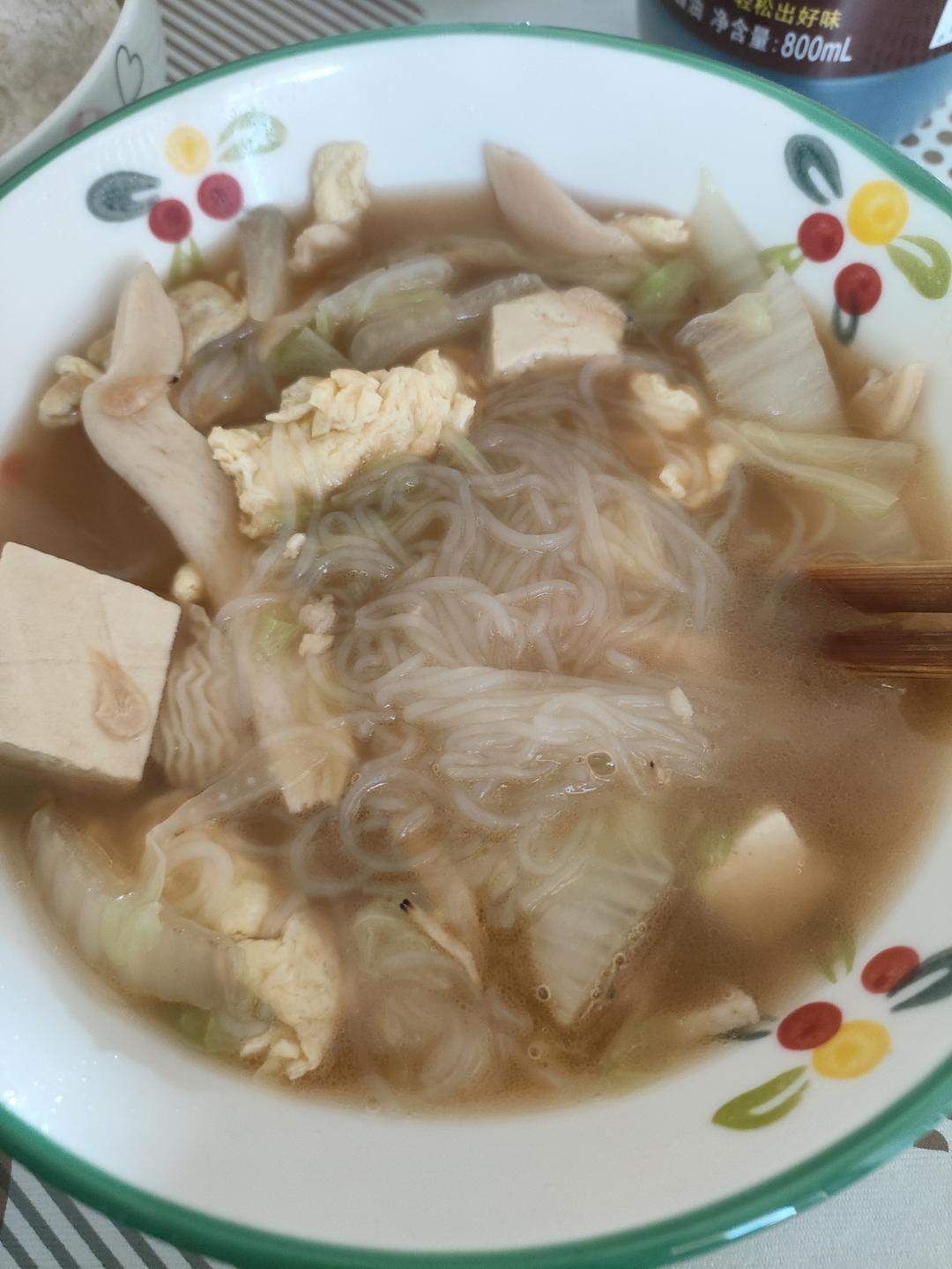 白菜粉丝汤