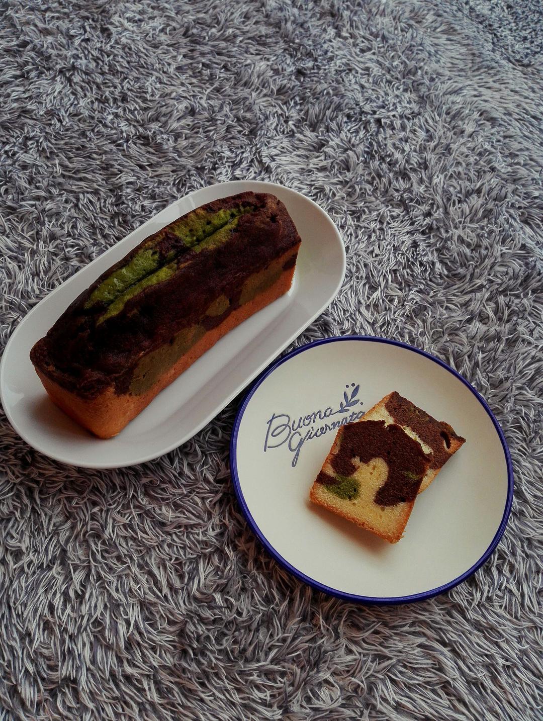 三色磅蛋糕-迷彩小马甲