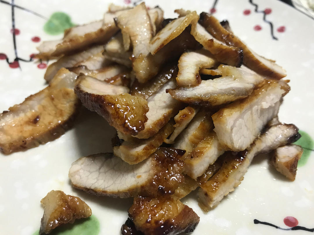 脆爽猪颈肉（不用烤炉版）