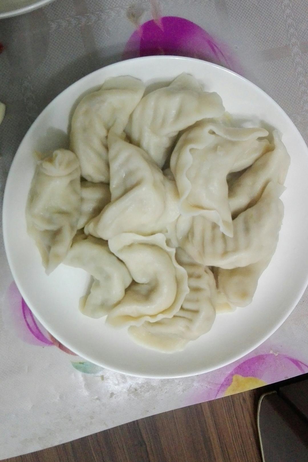 墨上花开1做的土豆馅水饺