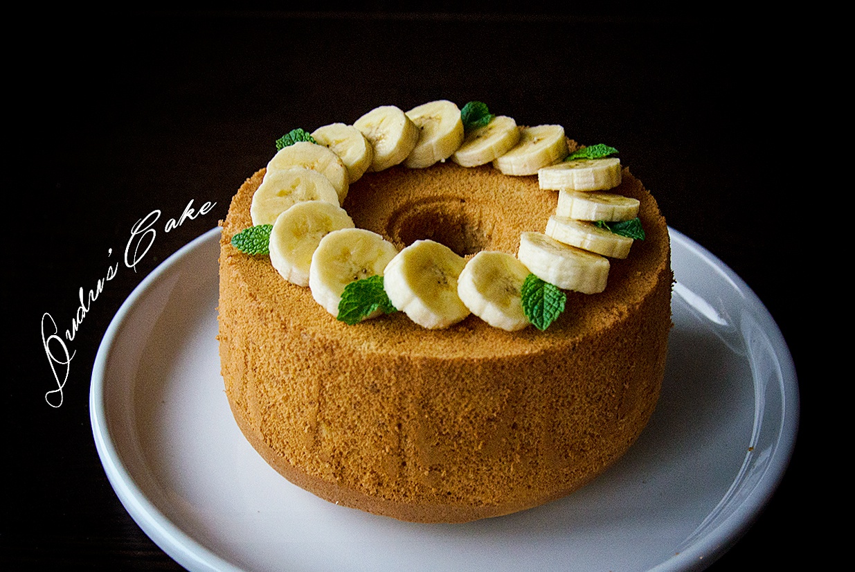 朗姆酒香蕉戚风<Rum&Banana Chiffon Cake>